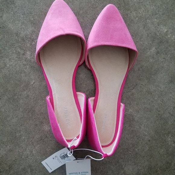 old navy pink flats